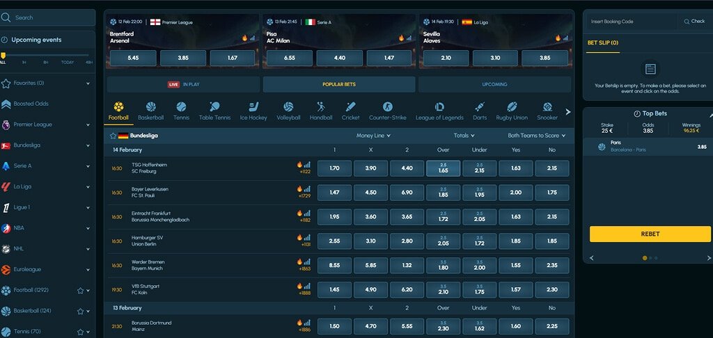 Golisimo Sportwetten – Quoten, Live-Wetten und Buchmacher-Angebot